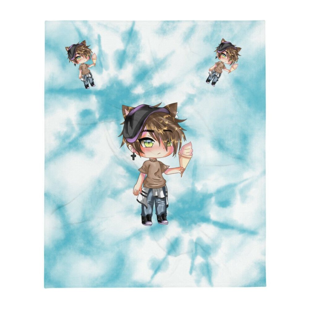 Gacha Life Boy Throw Blanket